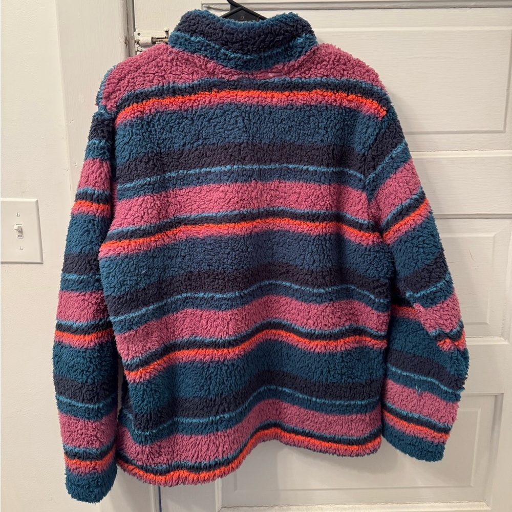 Eddie Bauer Striped fleece - lightly worn - Picture 2 of 3